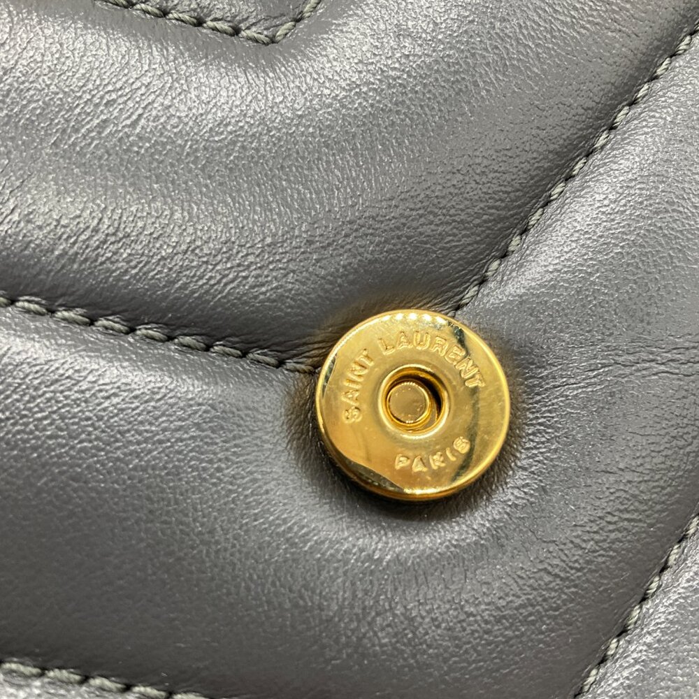 Saint Laurent Grey 2021 Loulou Leather Toy Mini Bag - Picture 15 of 16